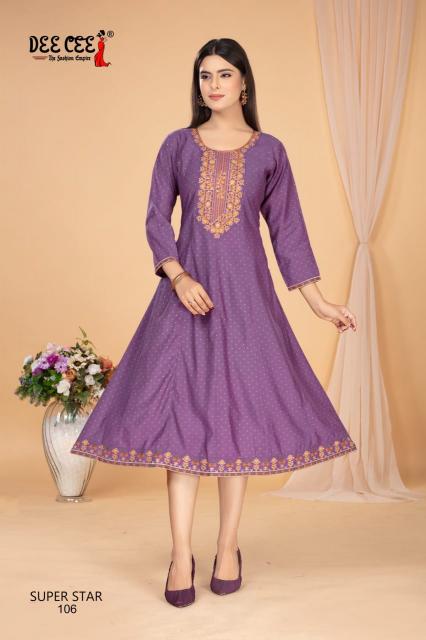 Deecee Super Star catalog kurti exporters in india