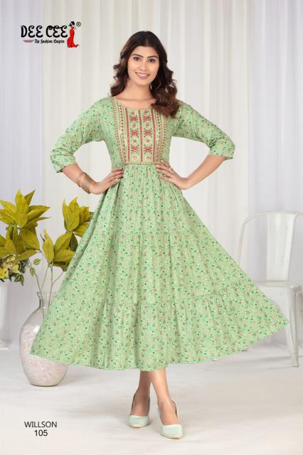 Deecee Willson catalog maxi kurtis online india