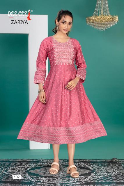Deecee Zariya catalog cheap ladies kurtis online shopping india