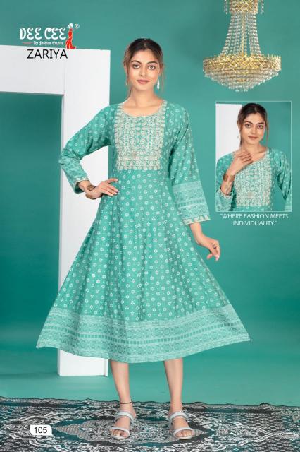 Deecee Zariya catalog cheap ladies kurtis online shopping india