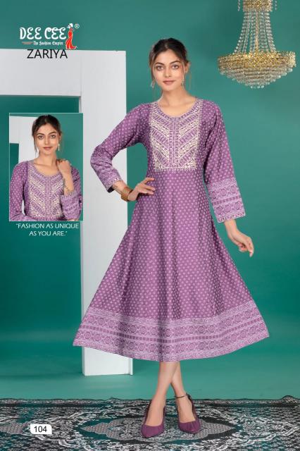 Deecee Zariya catalog cheap ladies kurtis online shopping india