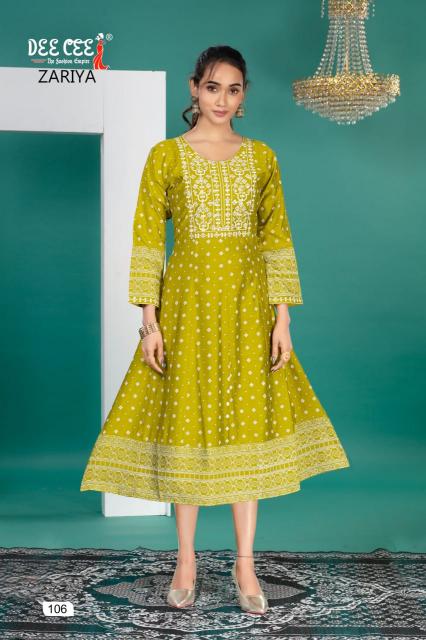 Deecee Zariya catalog cheap ladies kurtis online shopping india