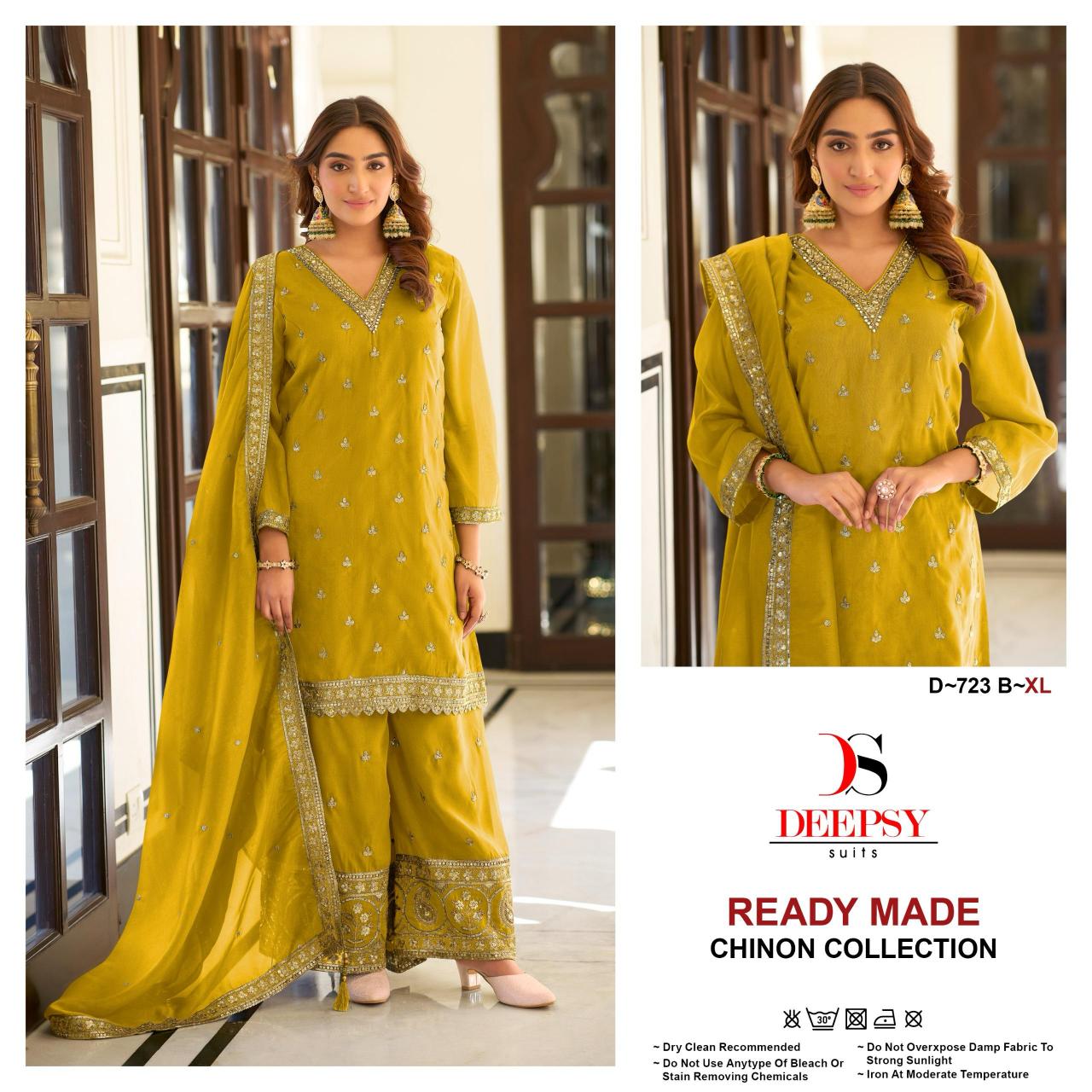 Deepsy 723 catalog Embroidered traditional pakistani salwar suit