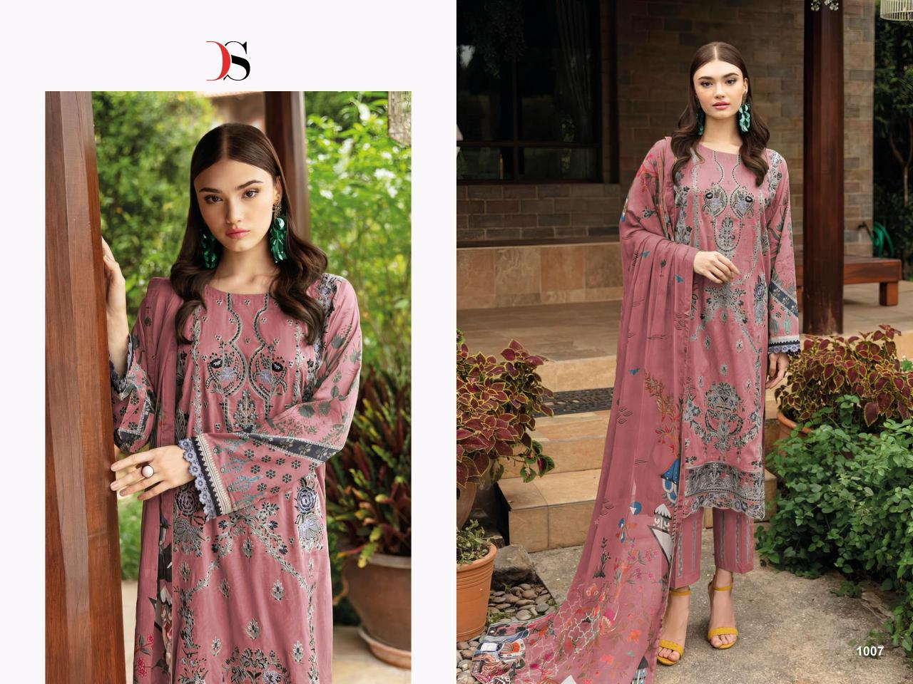 Deepsy Cheveron 14 Catalog Cotton Dupatta pakistani party wear suits for ladies