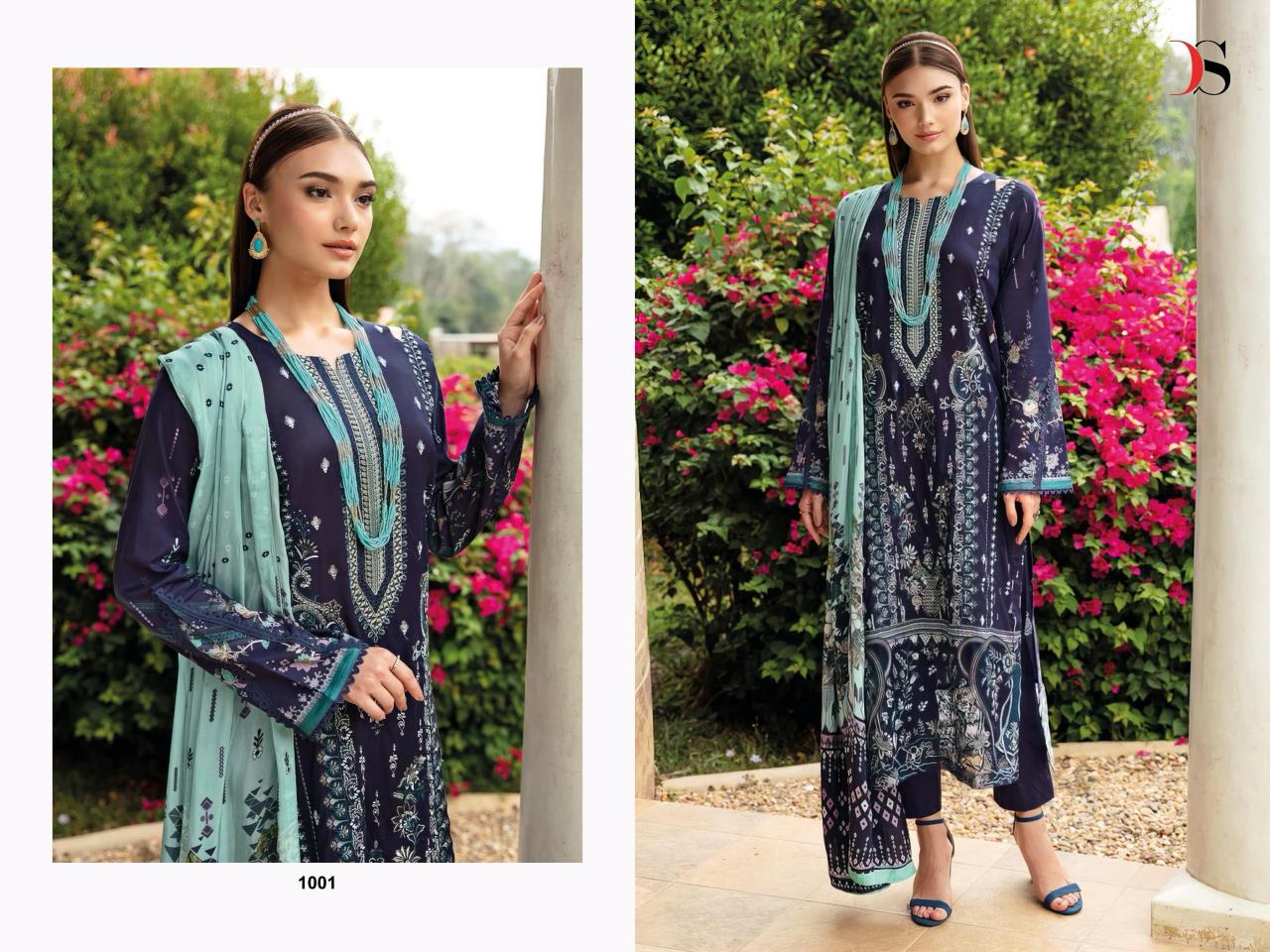 Deepsy Cheveron 14 Catalog Cotton Dupatta pakistani party wear suits for ladies