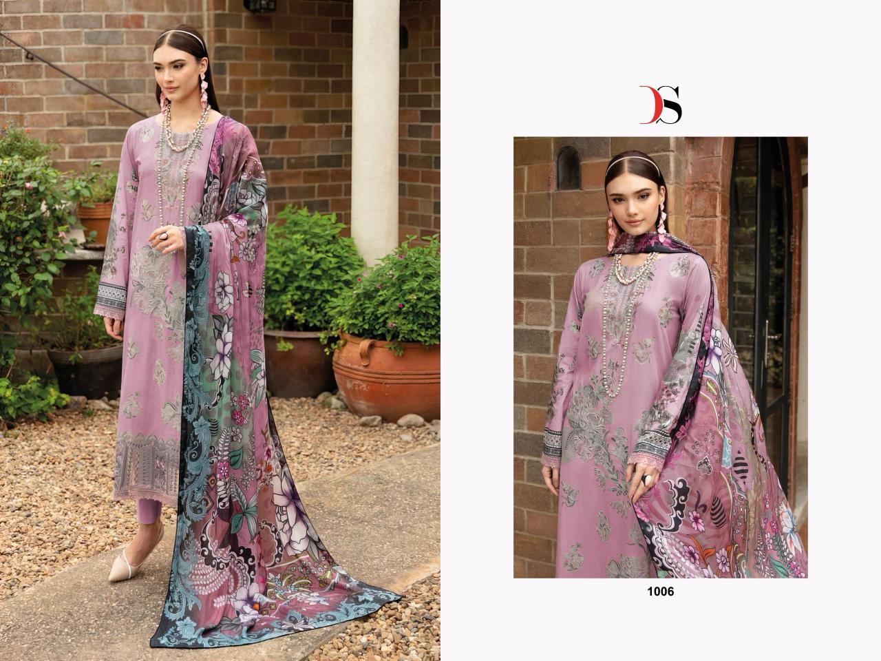 Deepsy Cheveron 14 Catalog Cotton Dupatta pakistani party wear suits for ladies