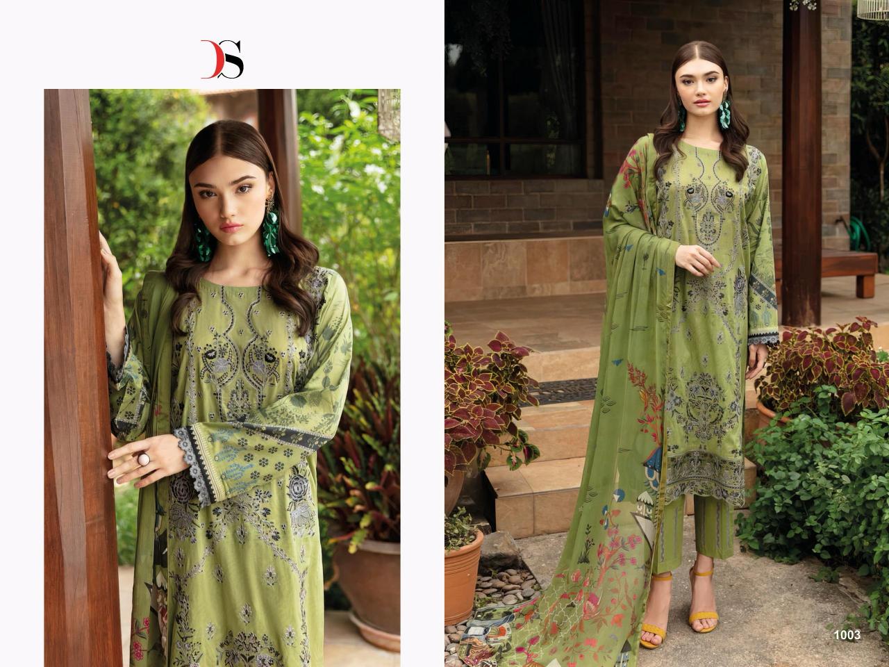 Deepsy Cheveron 14 Catalog Cotton Dupatta pakistani party wear suits for ladies