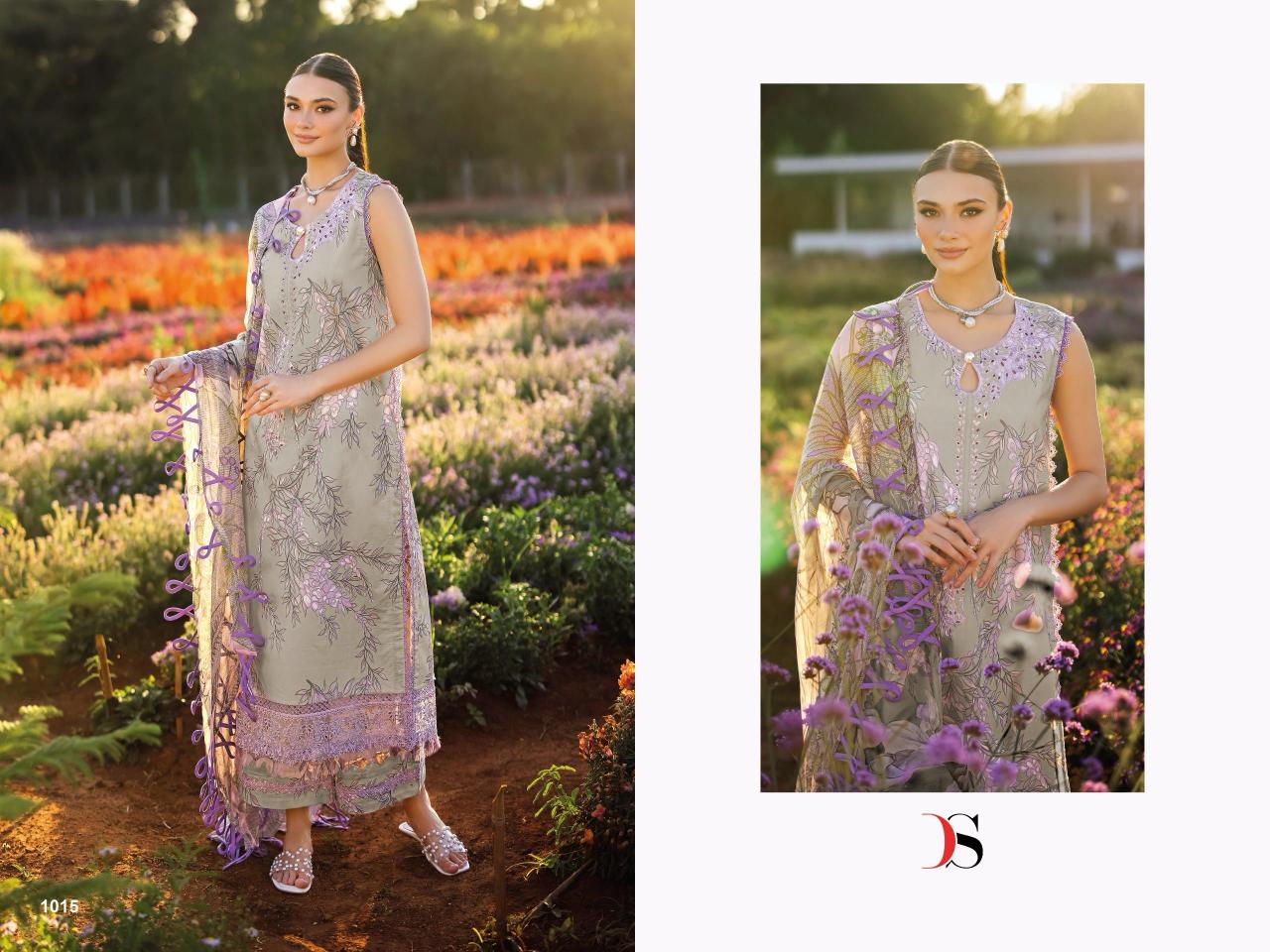 Deepsy Jade Flora 25 Vol 2 catalog Chiffon Dupatta original pakistani suit online