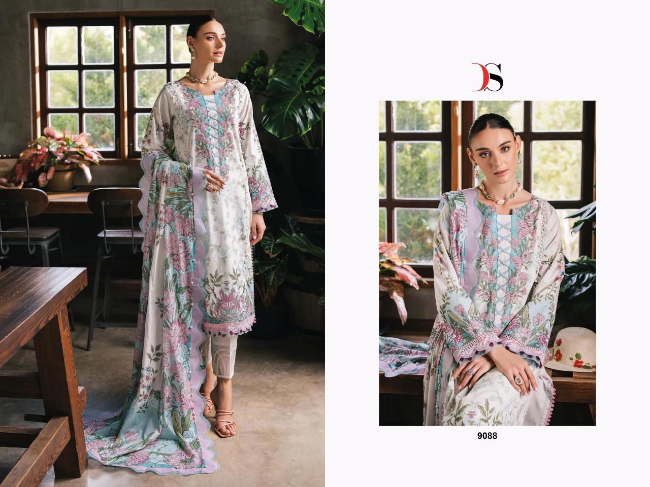 Deepsy Jade Urban 25 catalog Cotton Dupatta pakistani suit wholesale market