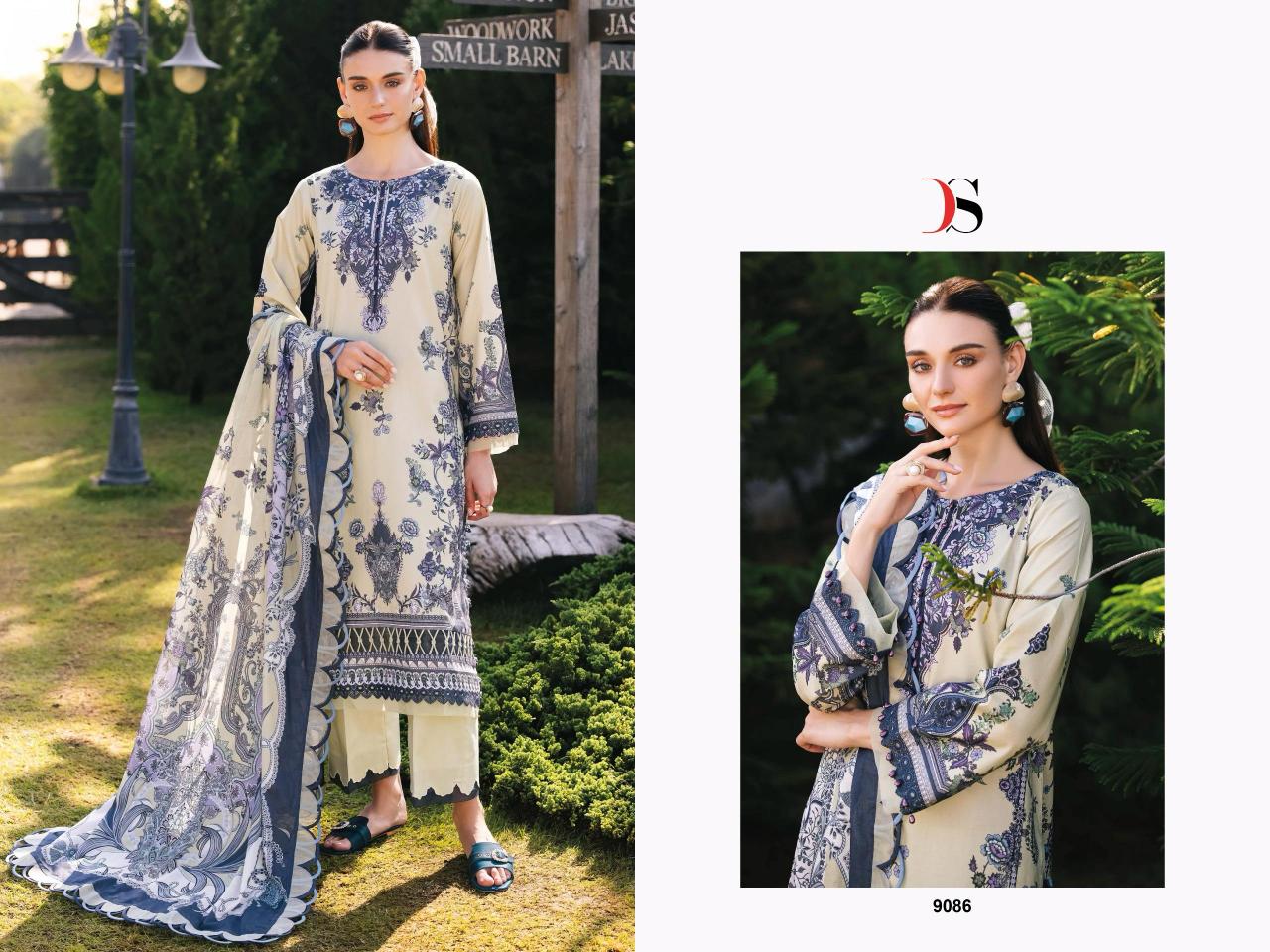 Deepsy Jade Urban 25 catalog Cotton Dupatta pakistani suit wholesale market