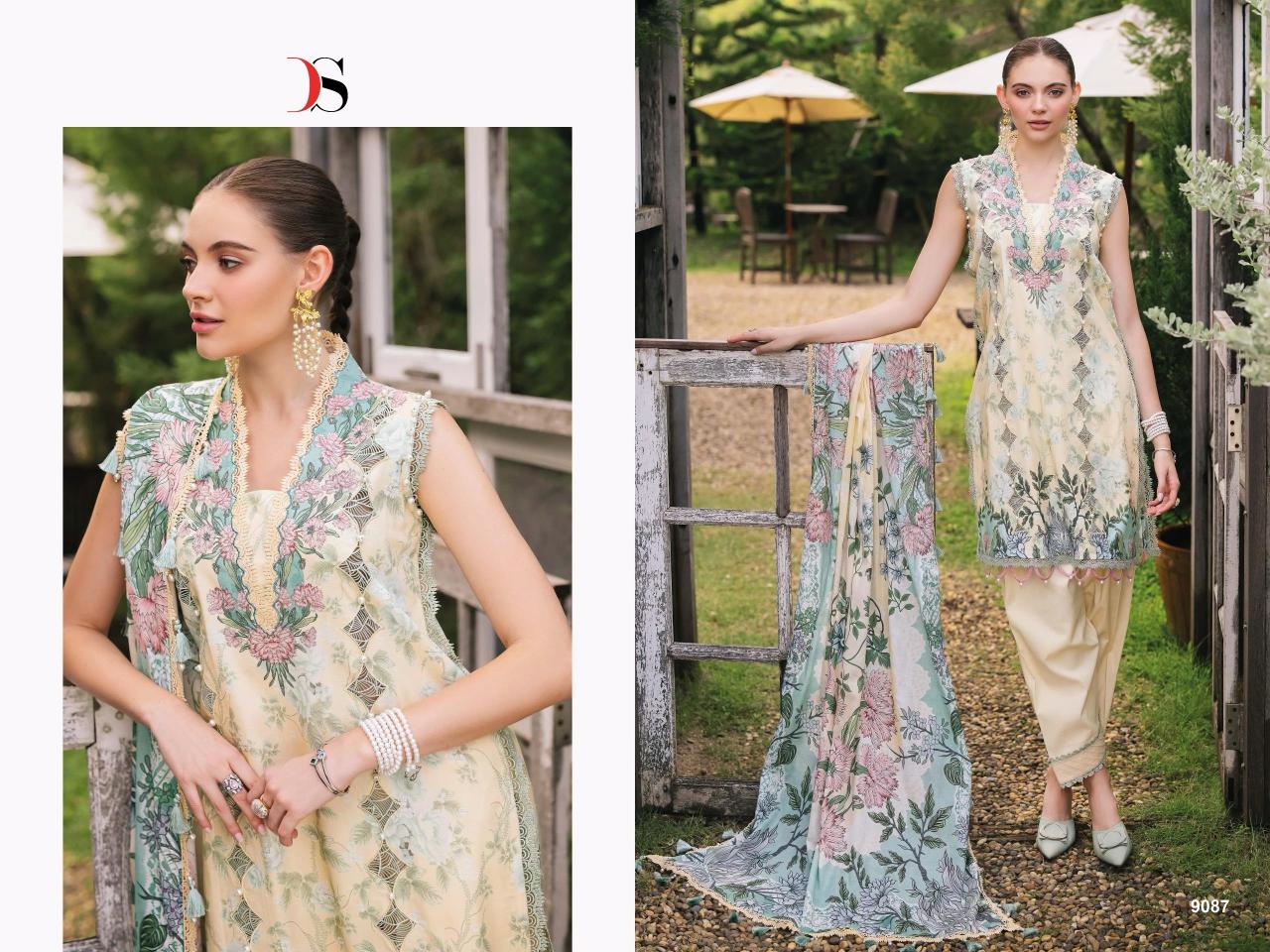 Deepsy Jade Urban 25 catalog Cotton Dupatta pakistani suit wholesale market