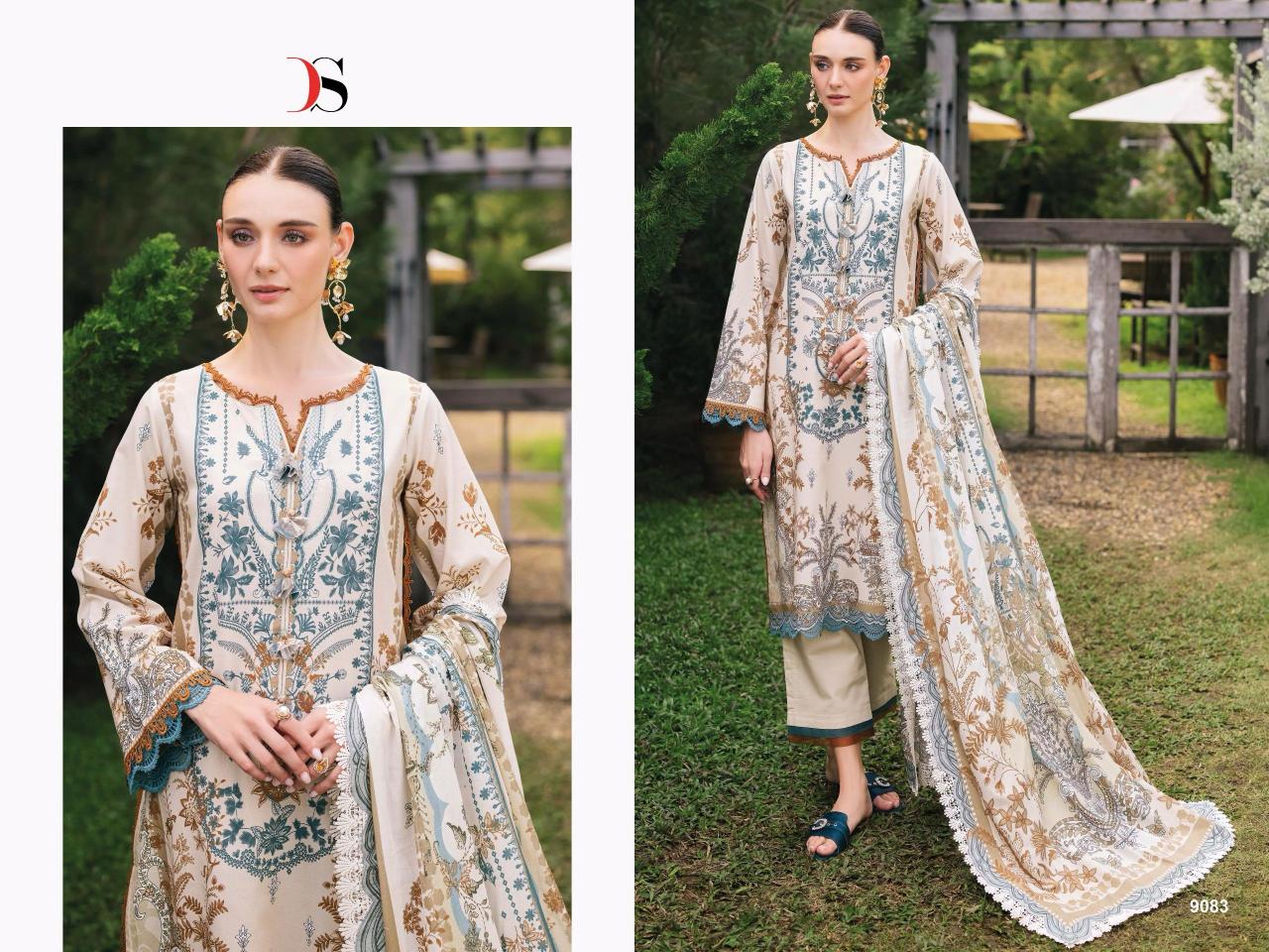 Deepsy Jade Urban 25 catalog Cotton Dupatta pakistani suit wholesale market