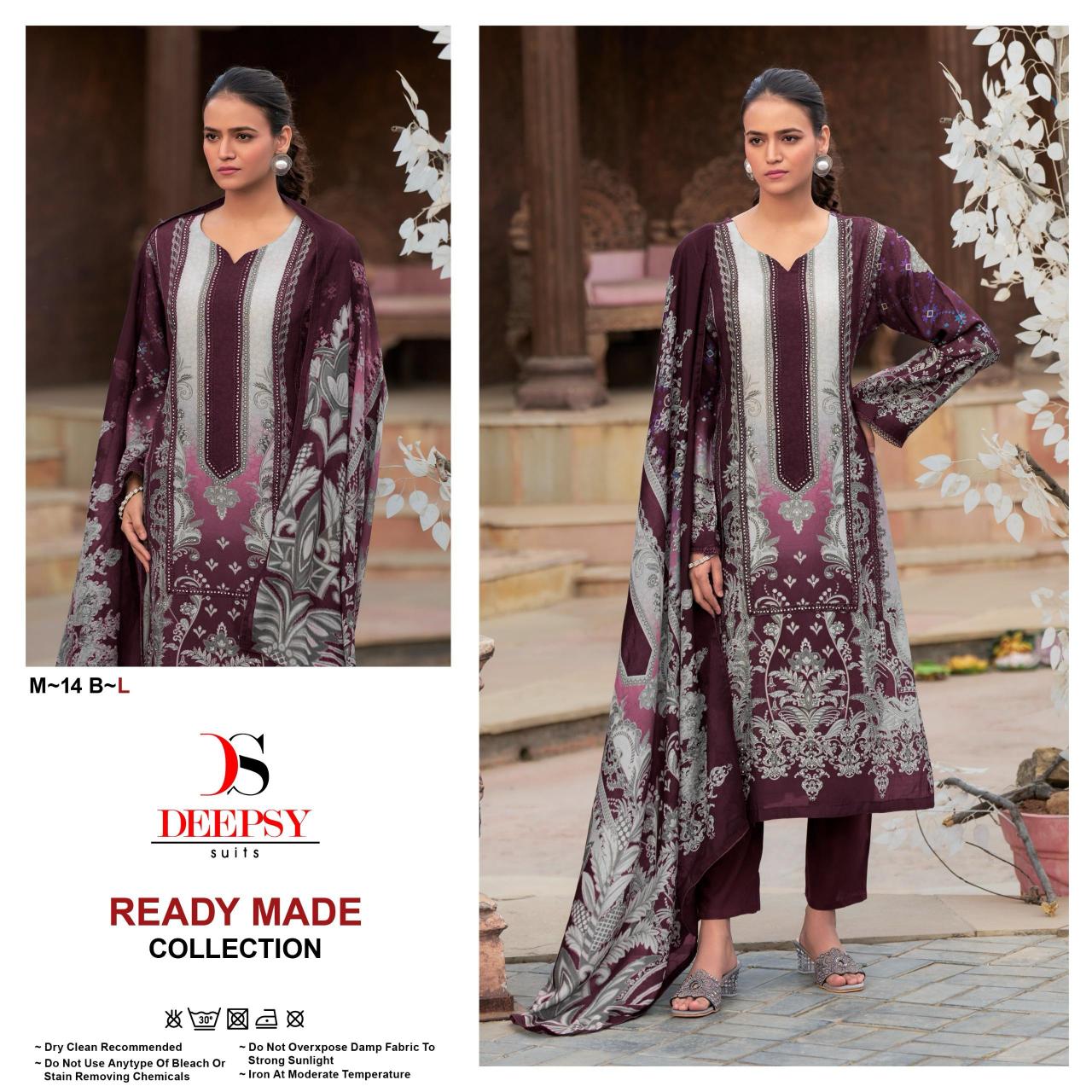 Deepsy M 14 BC catalog pakistani latest salwar suit design
