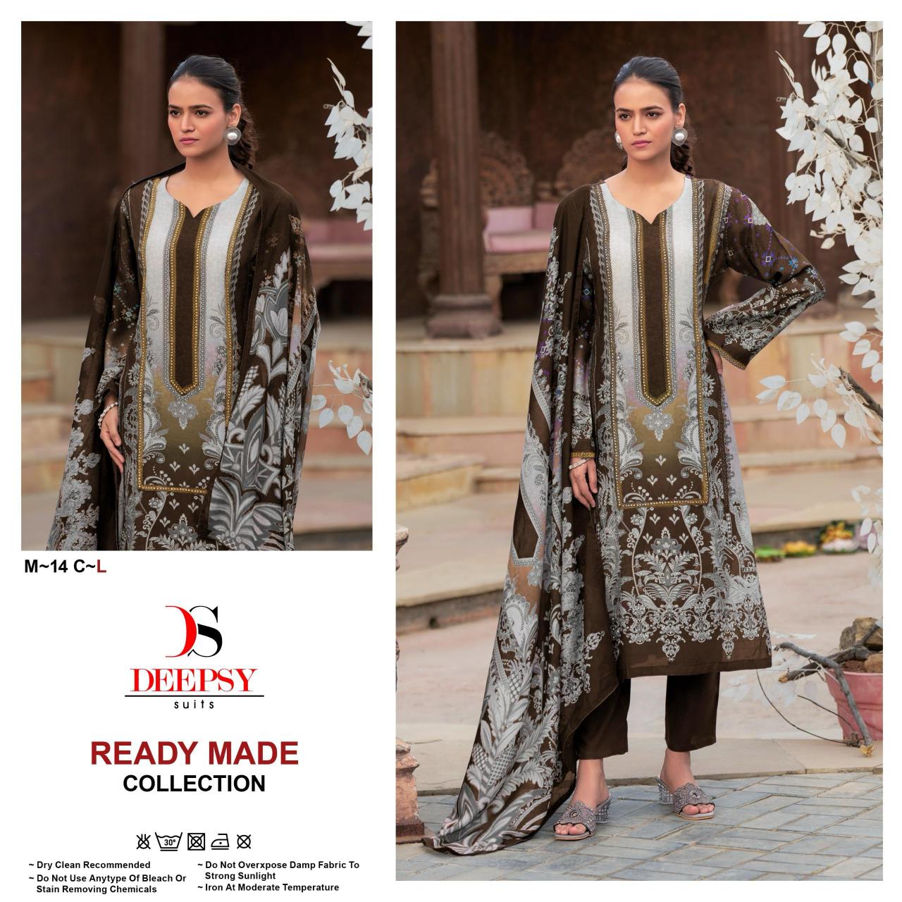 Deepsy M 14 BC catalog pakistani latest salwar suit design