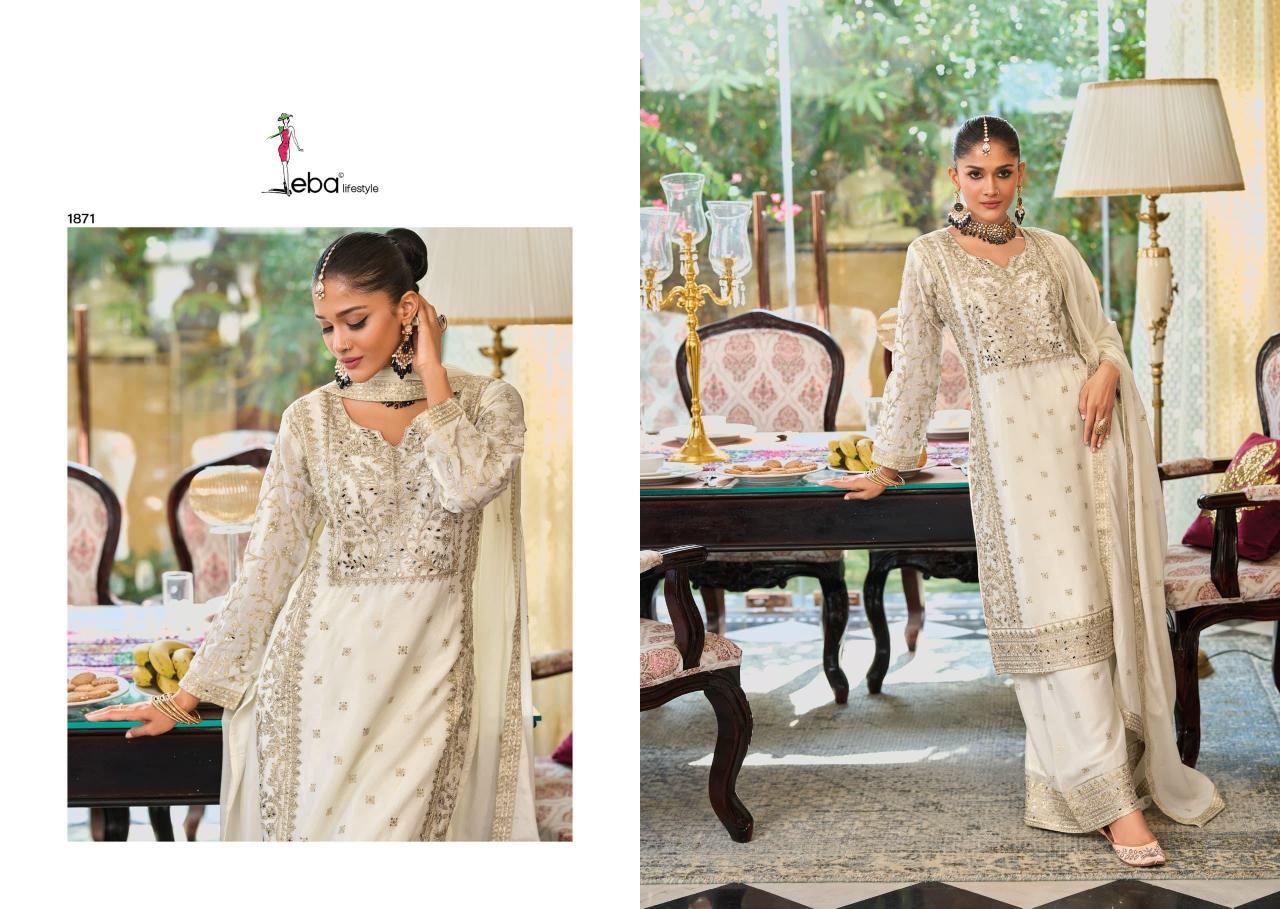 Eba Blish catalog 3 piece suit for wedding pakistani