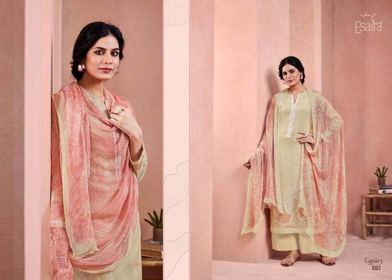 Esaira Cassia Catalog wholesale ladies dress material in mumbai