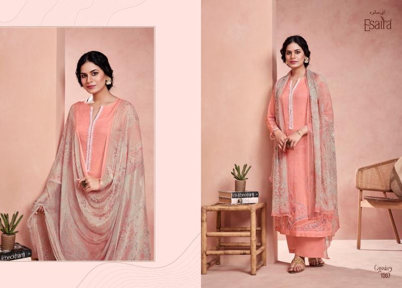 Esaira Cassia Catalog wholesale ladies dress material in mumbai