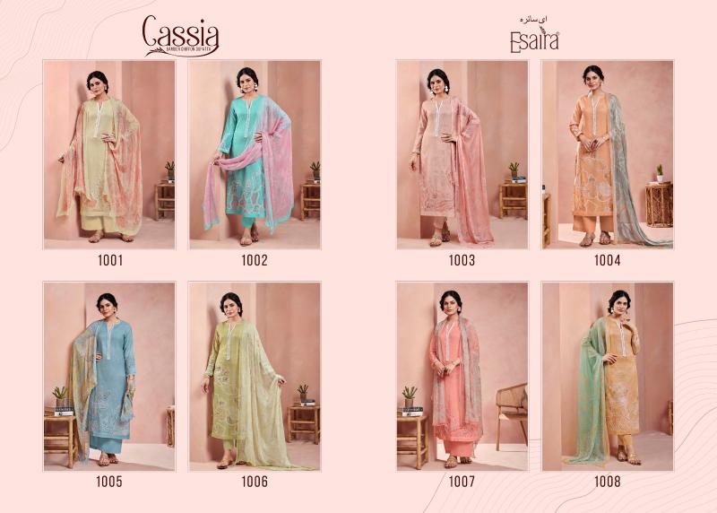 Esaira Cassia Catalog wholesale ladies dress material in mumbai