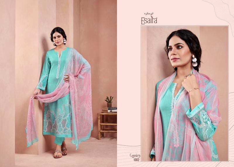 Esaira Cassia Catalog wholesale ladies dress material in mumbai