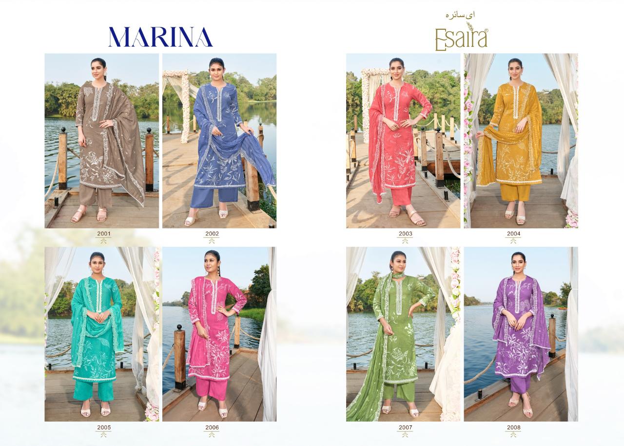 Esaira Marina Catalog wholesale dress materials online 