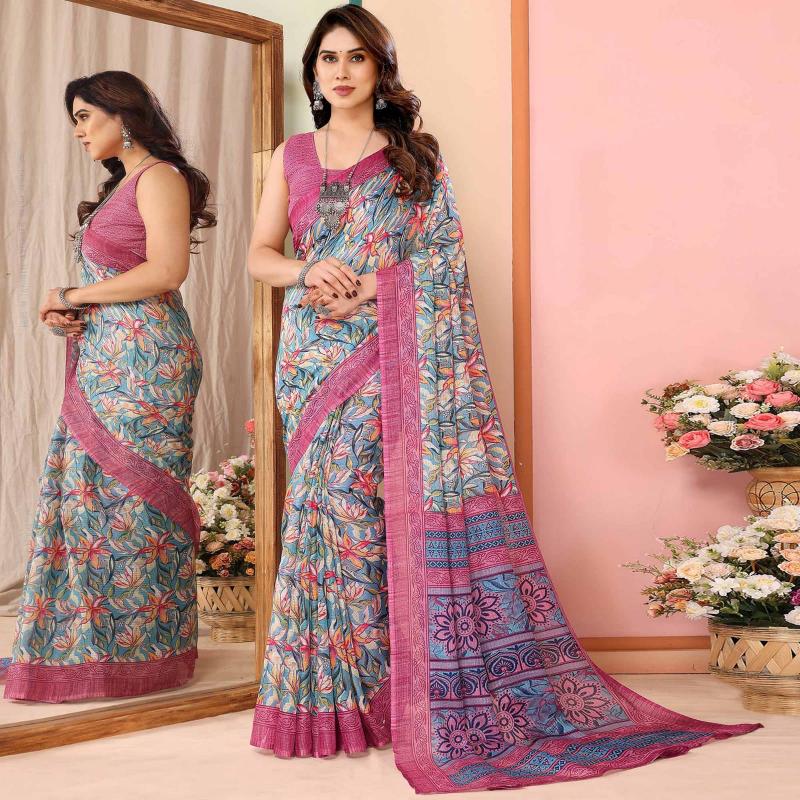 Ethosari New Kota Doriya Printed catalog beatiful sarees in online india