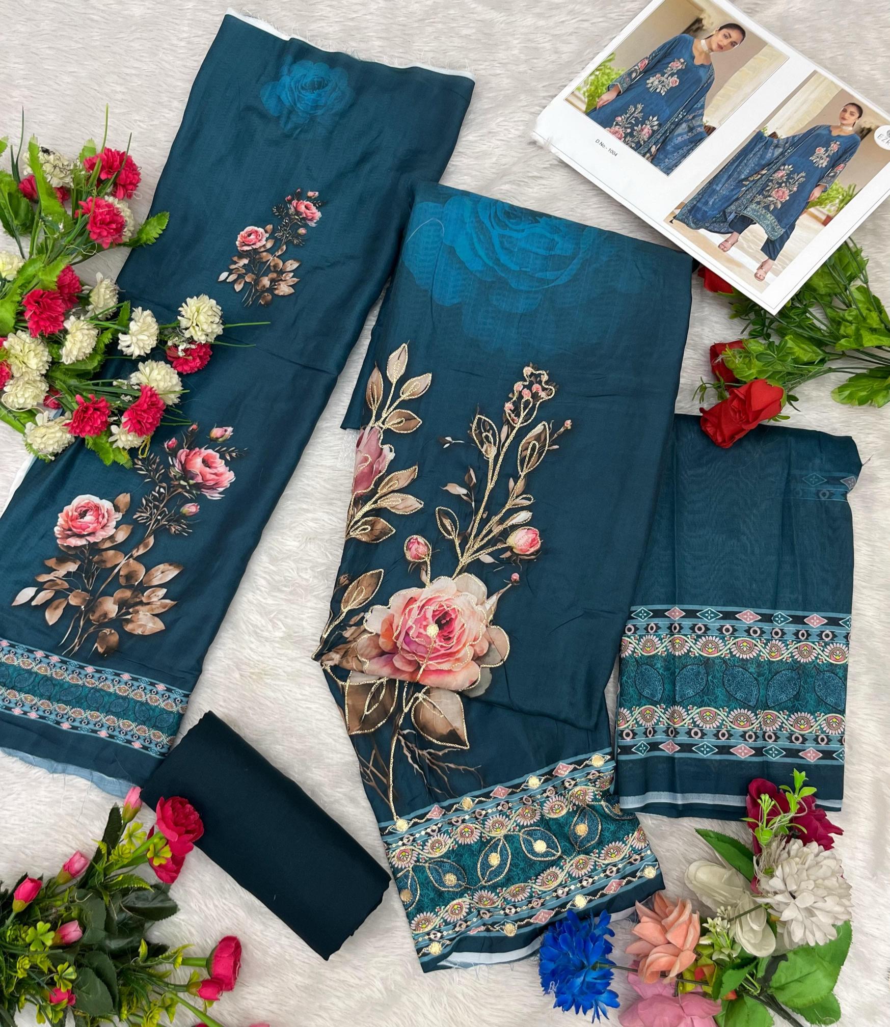 Ezra Nusrat catalog wholesale dress materials online chennai
