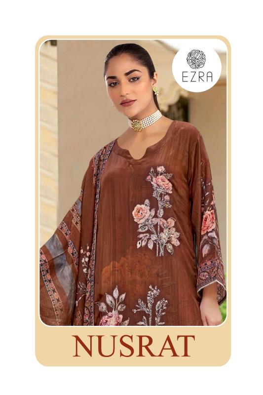 Ezra Nusrat catalog wholesale dress materials online chennai