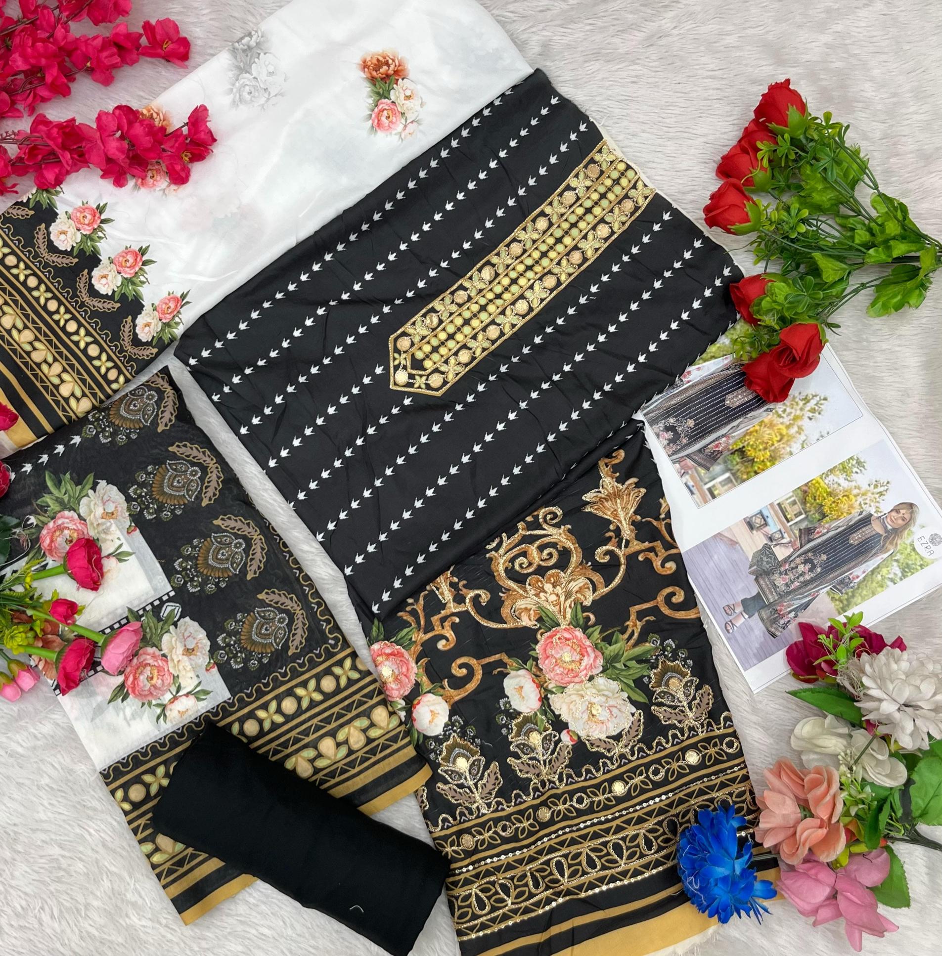 Ezra Nusrat catalog wholesale dress materials online chennai