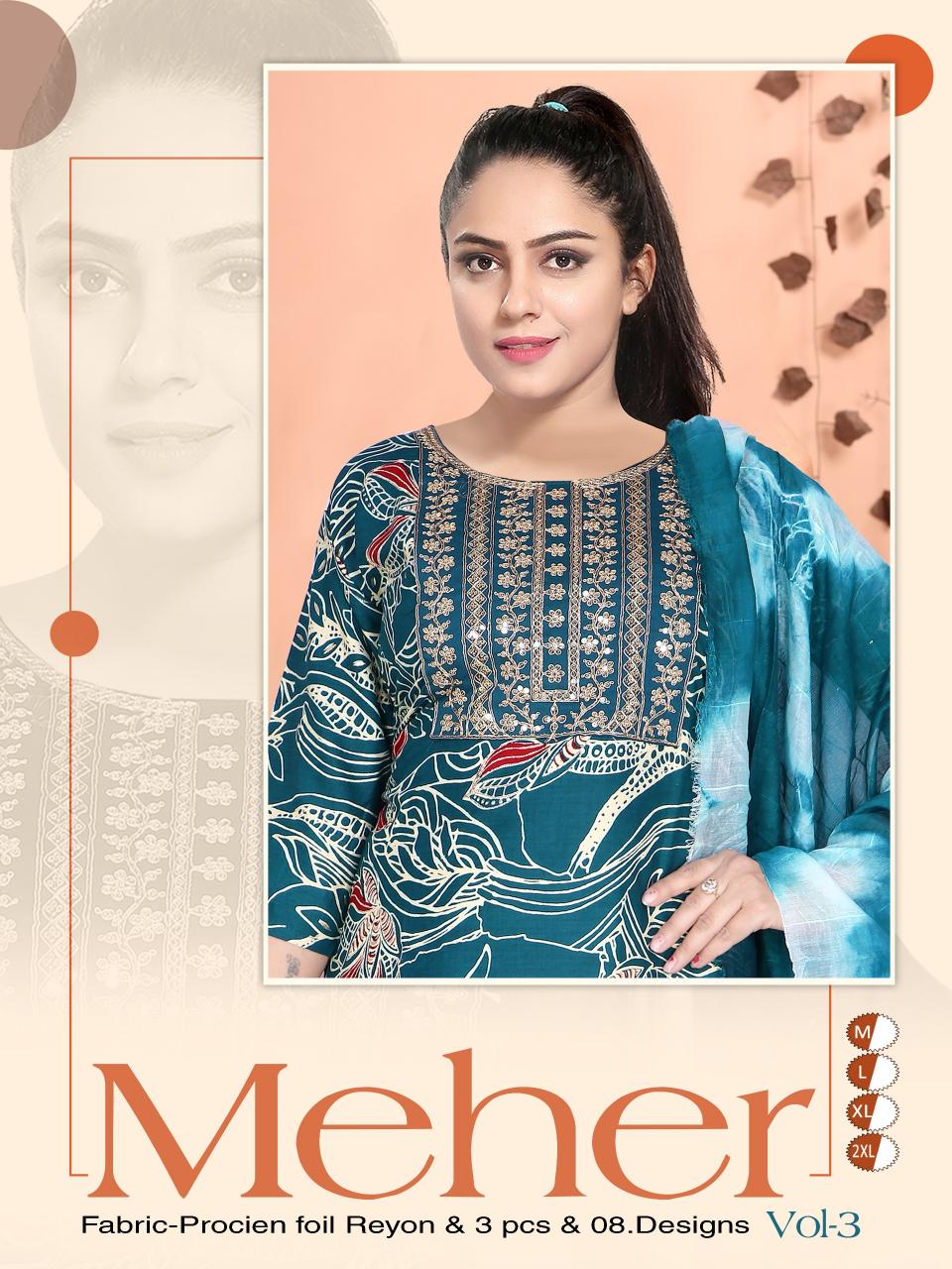 Fashion Talk Meher VOL.0.2.1 catalog cheap designer kurtis online india
