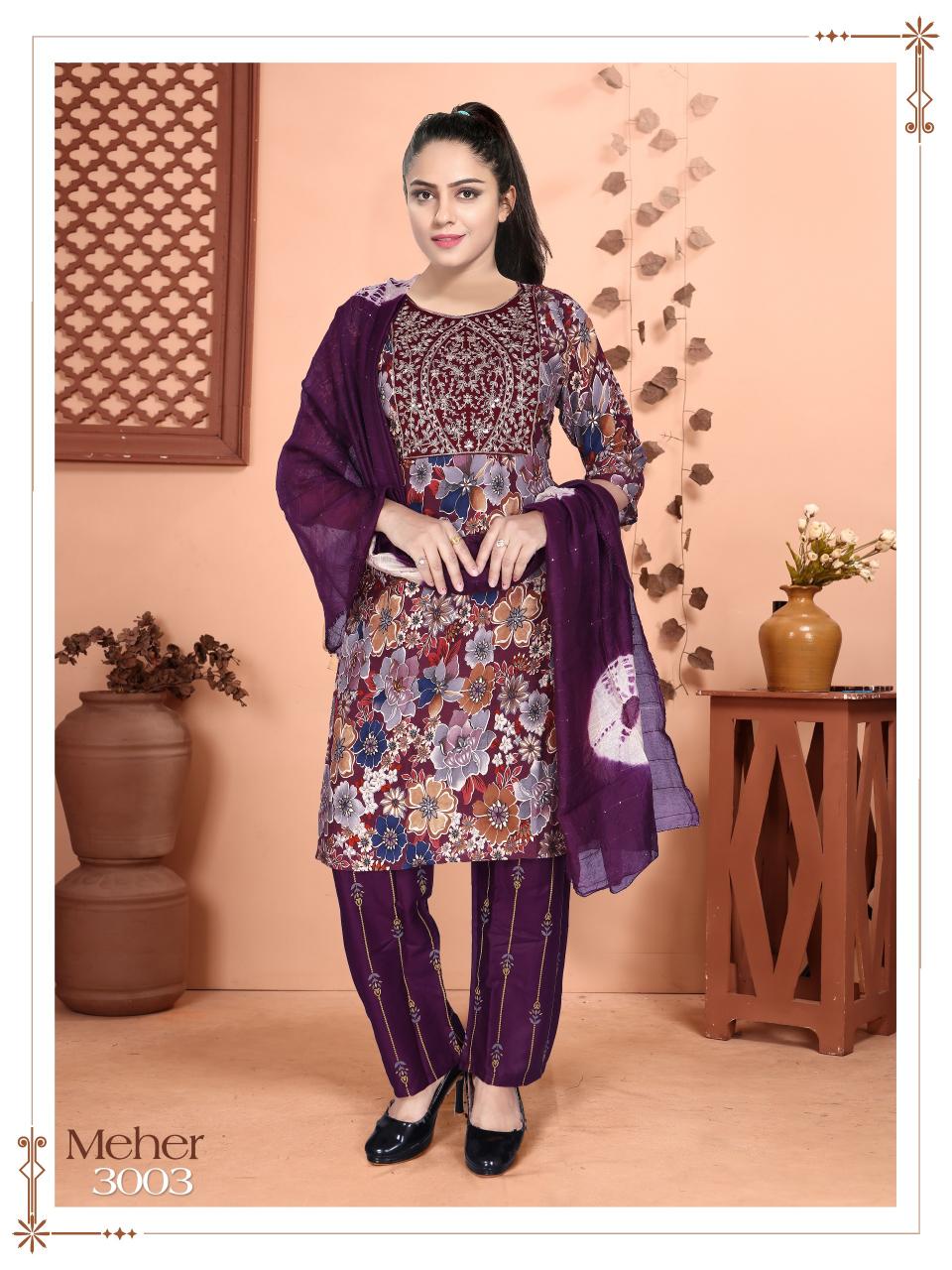 Fashion Talk Meher VOL.0.2.1 catalog cheap designer kurtis online india