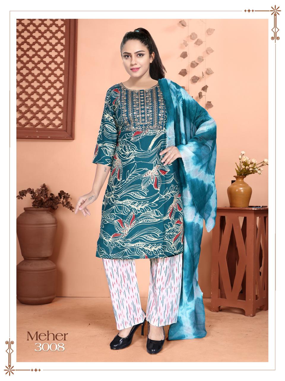 Fashion Talk Meher VOL.0.2.1 catalog cheap designer kurtis online india