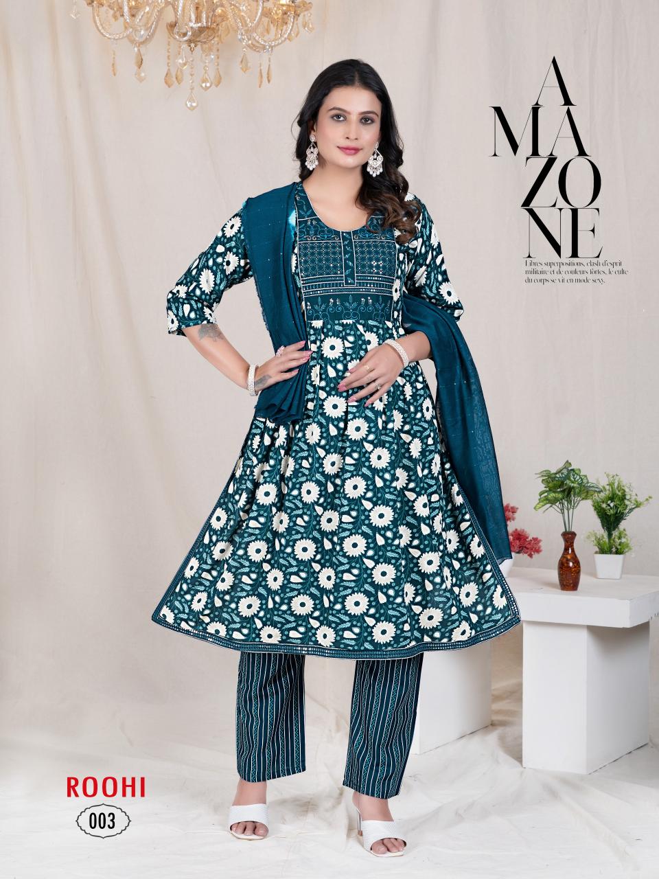 Fashion Talk Roohi VOL.0.2.1 Catalog womens kurti brans india