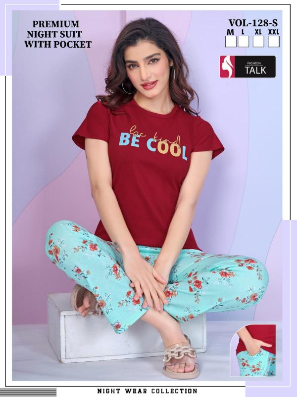 Fashion Talk VOL.JC 128 S catalog night dress wholesale market in ahmedabad