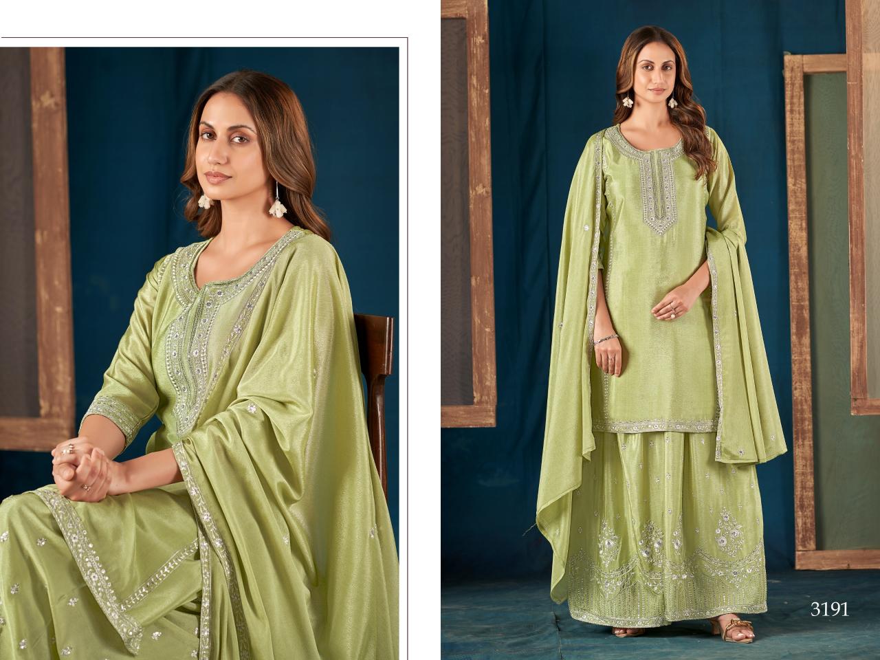 Felocity 3188 To 3191 catalog embroidered kurtis india