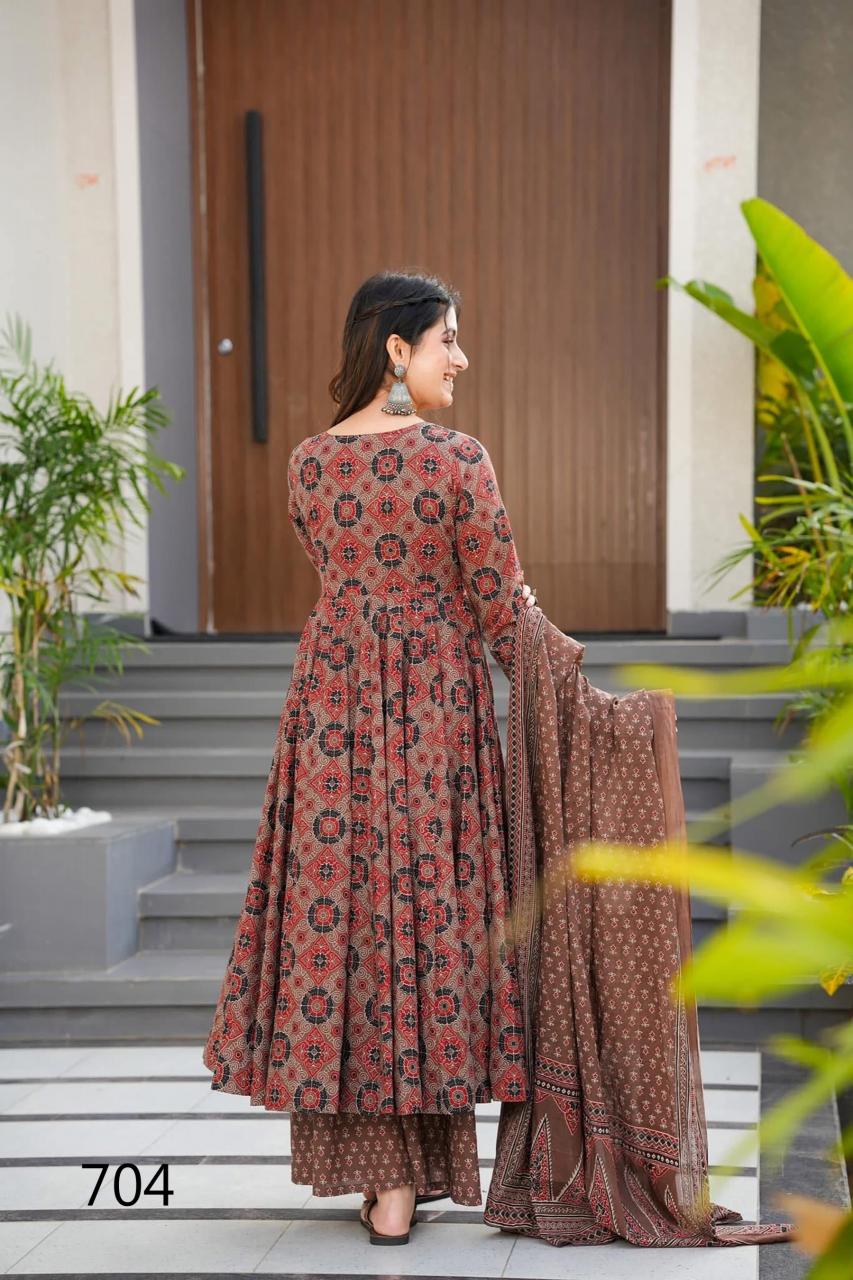 Felocity Clora Vol 7 catalog Maslin Digital anarkali kurtis online india