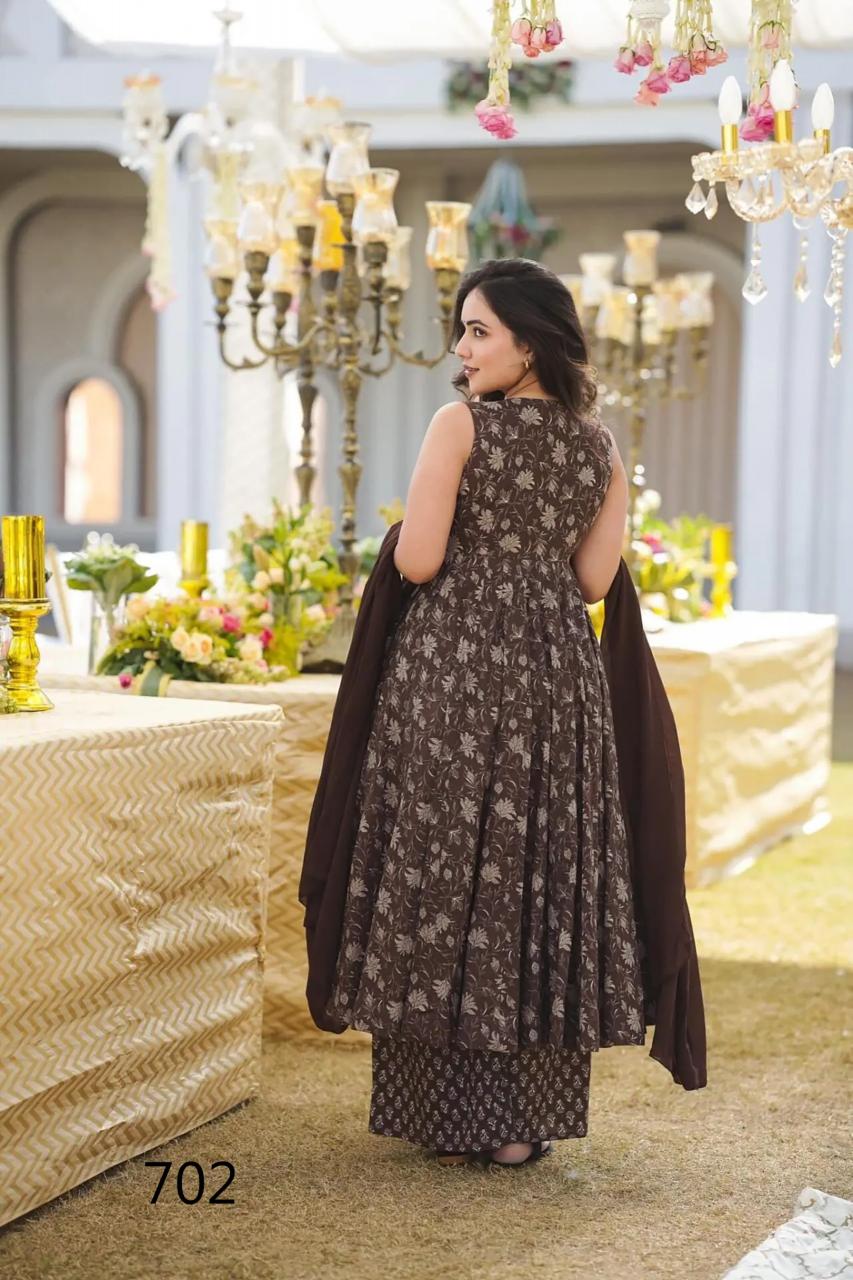 Felocity Clora Vol 7 catalog Maslin Digital anarkali kurtis online india