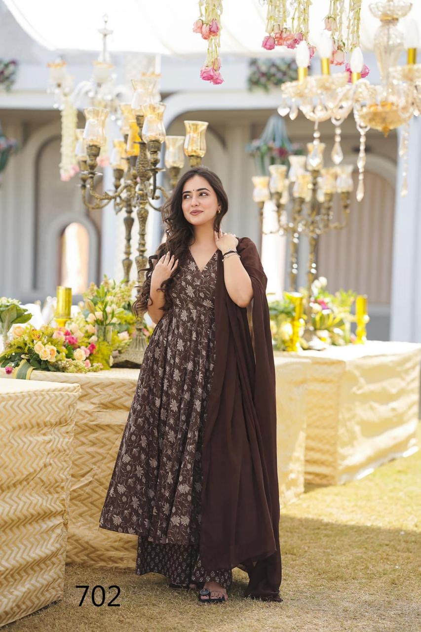 Felocity Clora Vol 7 catalog Maslin Digital anarkali kurtis online india