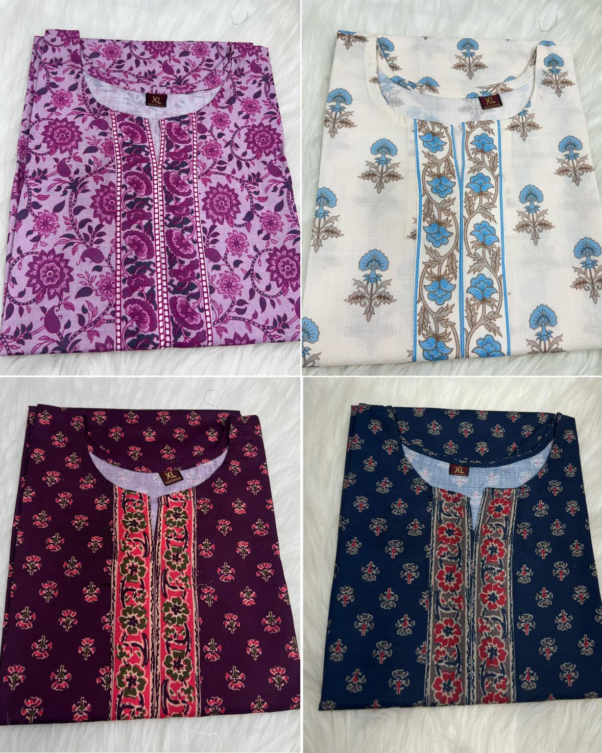 Felocity cotton printed catalog office kurtis on jeans online india
