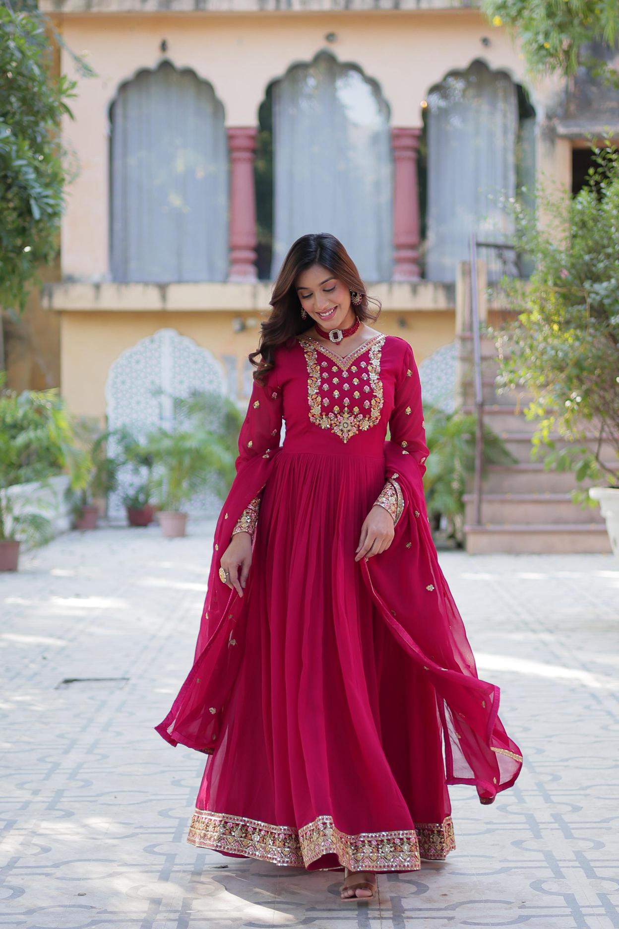 Felocity Faux Blooming Georgette buy women kurti india online