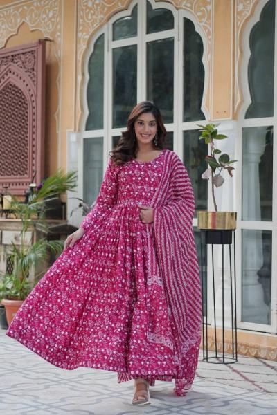 Felocity Luna Vol 27 catalog cotton anarkali kurtis online india