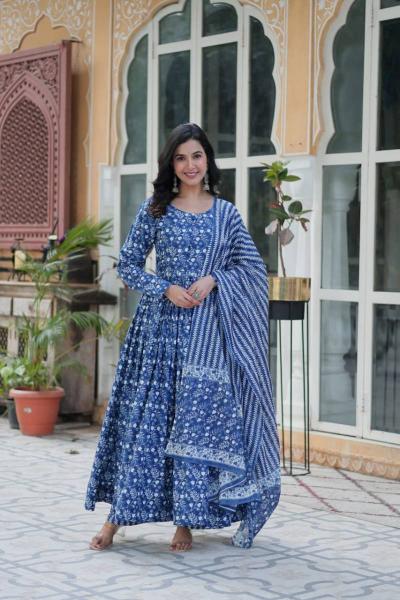 Felocity Luna Vol 27 catalog cotton anarkali kurtis online india