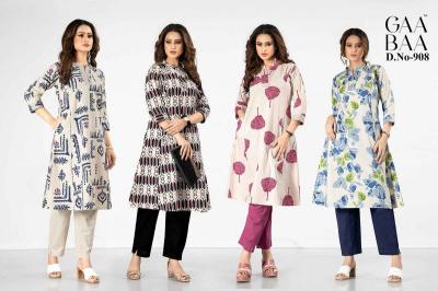 Gaabaa 908 Catalog fab india online women cotton kurtis offers