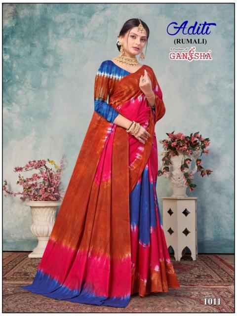 Ganesha Aditi Vol-1 – Rumali Cotton Sarees - Wholesale Catalog