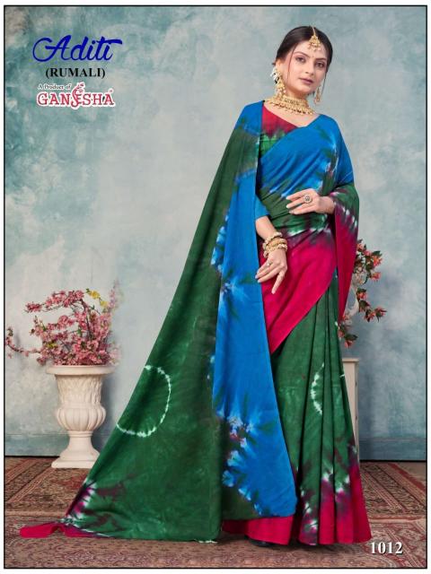 Ganesha Aditi Vol-1 – Rumali Cotton Sarees - Wholesale Catalog