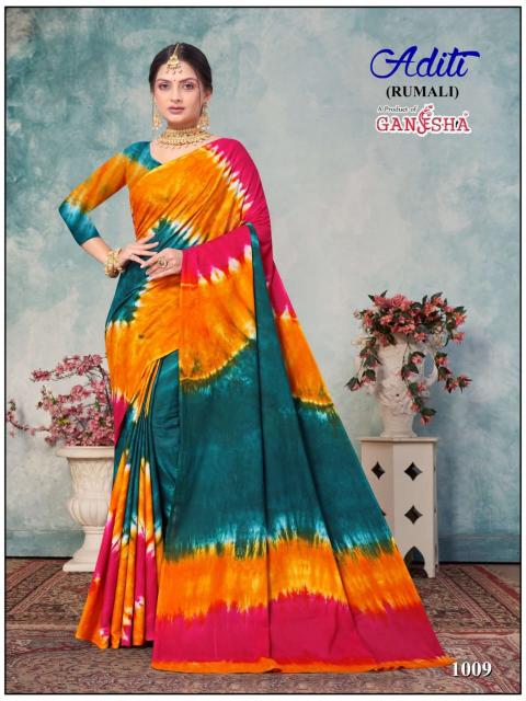 Ganesha Aditi Vol-1 – Rumali Cotton Sarees - Wholesale Catalog