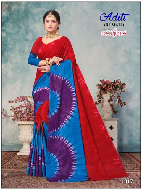 Ganesha Aditi Vol-1 – Rumali Cotton Sarees - Wholesale Catalog