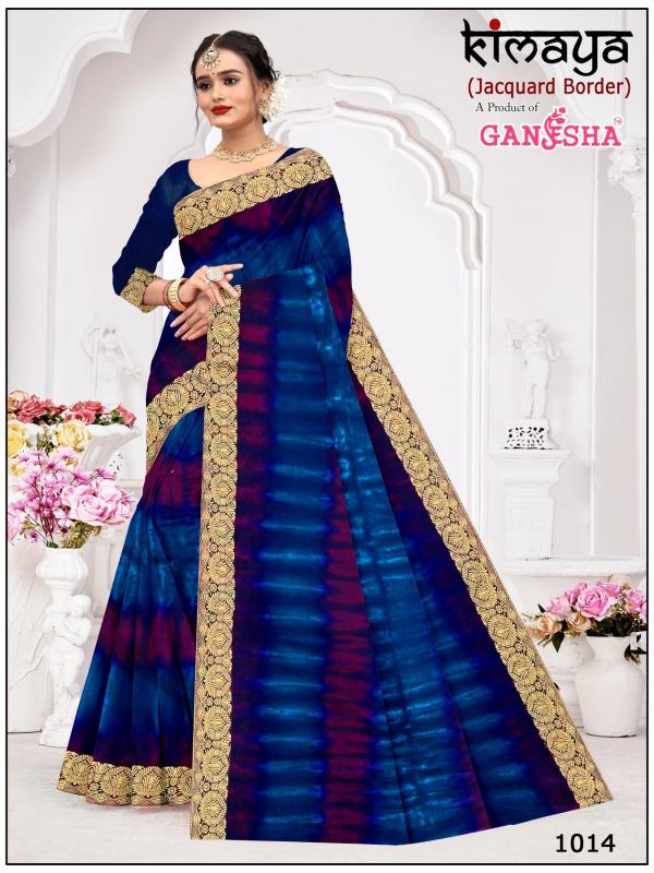 Ganesha Kimaya Vol-1 – Cotton Sarees With Jacquard Border - Wholesale Catalog