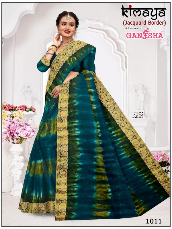Ganesha Kimaya Vol-1 – Cotton Sarees With Jacquard Border - Wholesale Catalog