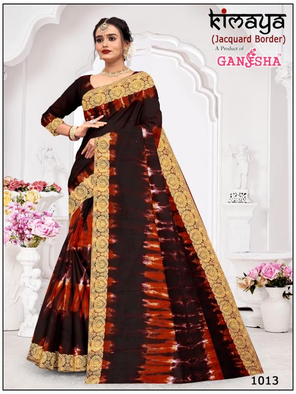 Ganesha Kimaya Vol-1 – Cotton Sarees With Jacquard Border - Wholesale Catalog