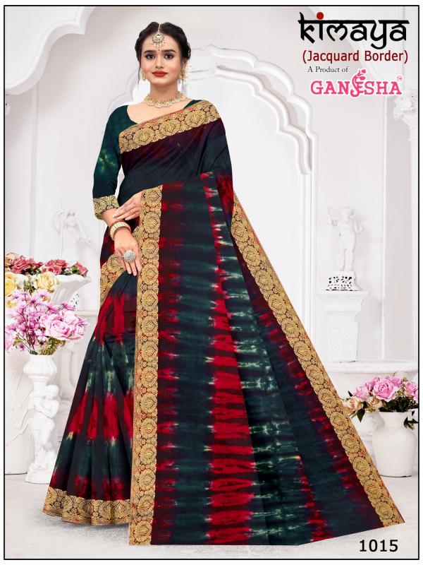 Ganesha Kimaya Vol-1 – Cotton Sarees With Jacquard Border - Wholesale Catalog